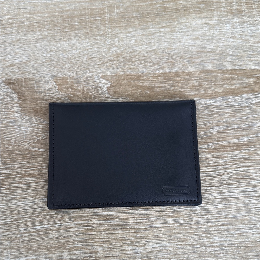 Vintage Coach leather double id card case